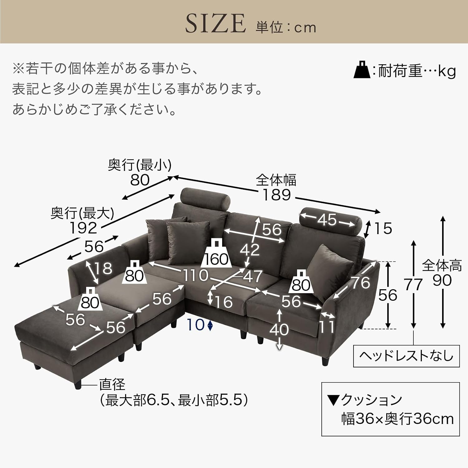 Ground.come 　　LOWYA New Jabalia Lowya Sofa, Couch Sofa, Living Room, 3 Seats, Panama | Ubuy