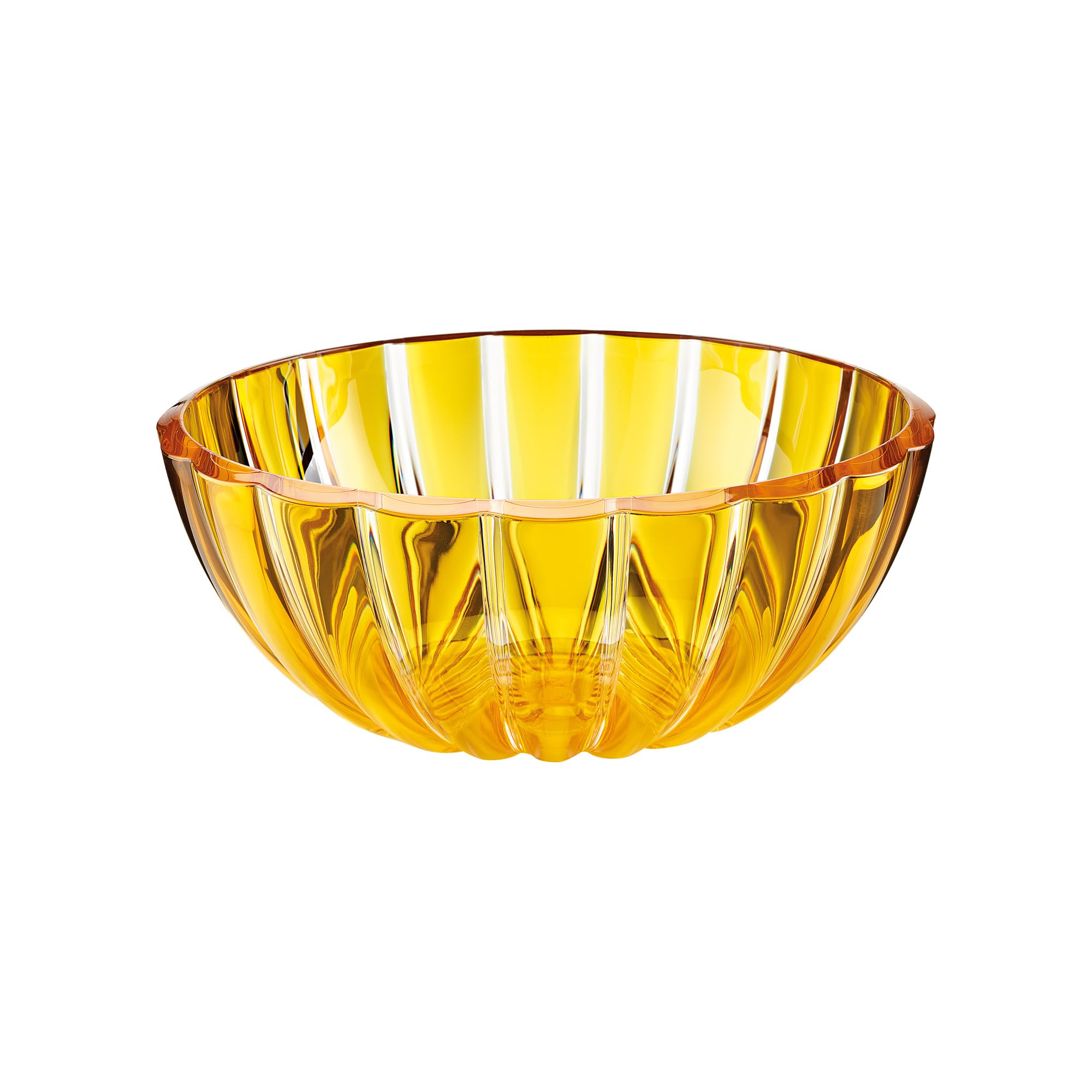 GUZZINI - Schussel Xl "Dolcevita", Bio-Based Plastic, Amber, 30x30xh11,5, Durchsichtig