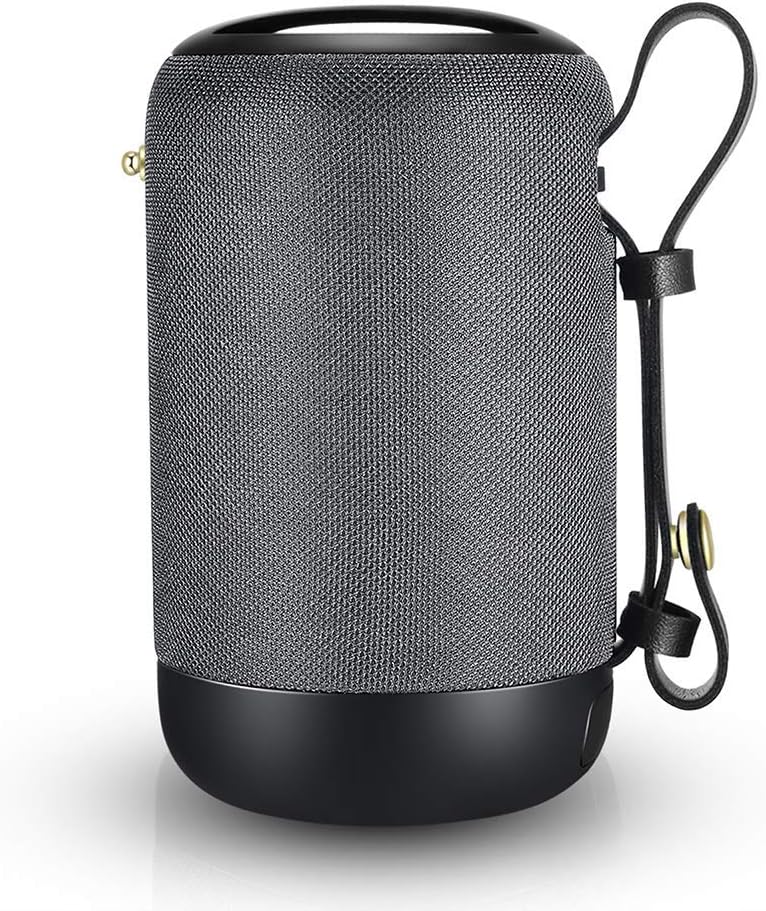 Bluetooth Speakers Portable, IPX56 Waterproof Speaker Wireless, 20W Dual Drivers, HD Surround Sound, Built in Mic, TF/AUX/USB Port, Auto Off, Perfect Loud Speaker for Home Travel Beach Party(Gray)