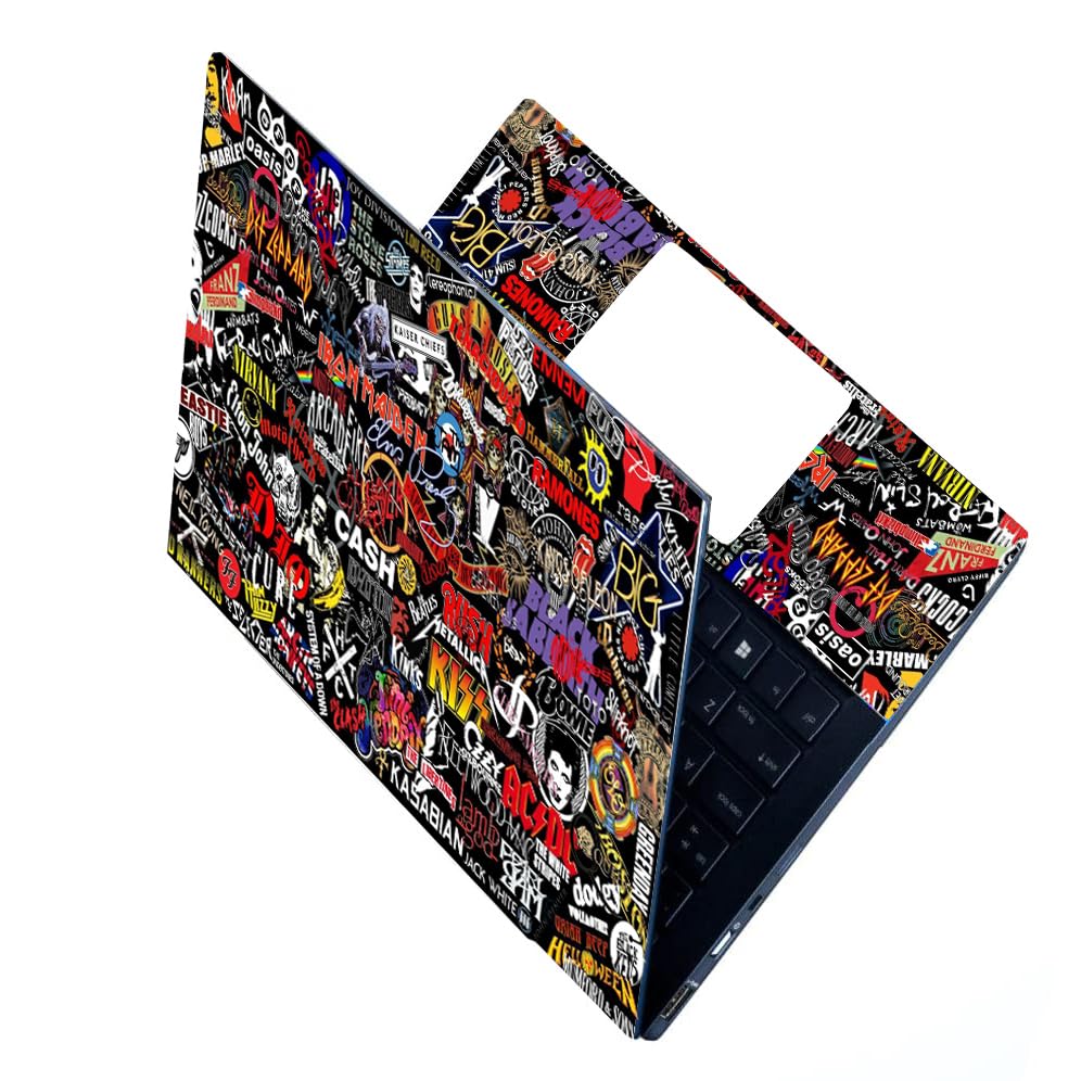 ANCIARY Full Laptop Skin Stickers HD Quality Sticker for Laptops Upto 15.6" (Dustproof|Waterproof|Scratchproof|Reusable) - Music Bomb FL (B0CMHHP1R9) Amazon Price History, Amazon Price Tracker
