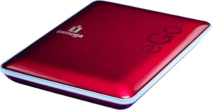 Iomega eGo 250 GB USB 2.0 Portable External Hard Drive 34646 (Ruby Red)