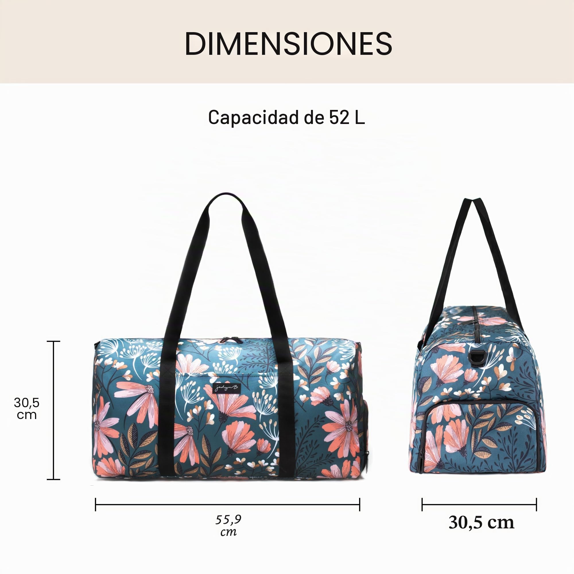 Jadyn Equipaje de Mano Unisex para Adultos, L