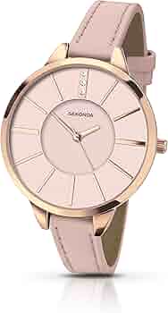 SEKONDA SEKSY レディース腕時計 Seksy by Sekonda Ladies Watch with Rose Gold Dial and Silver