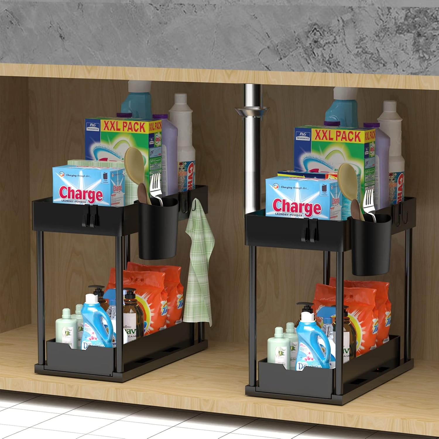 Buy Under Sink Organizer Kitchen Under Sink Organizers And Storage