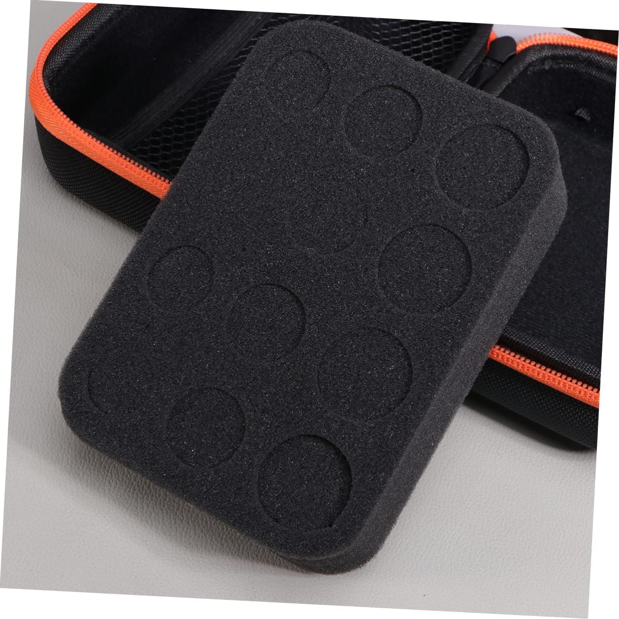 Housoutil 2pcs Essential Oil Storage Box Roller Bottles Case Eva Hard Shell Travel Aromatherapy Oils Holder