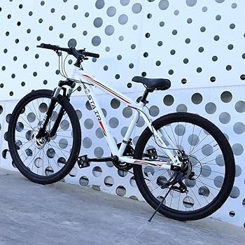 マウンテンバイク 26インチ タイヤ 自転車 21段変速（ホワイト） Amazon | マウンテンバイク 自転車 シマノ21段変速 26インチ