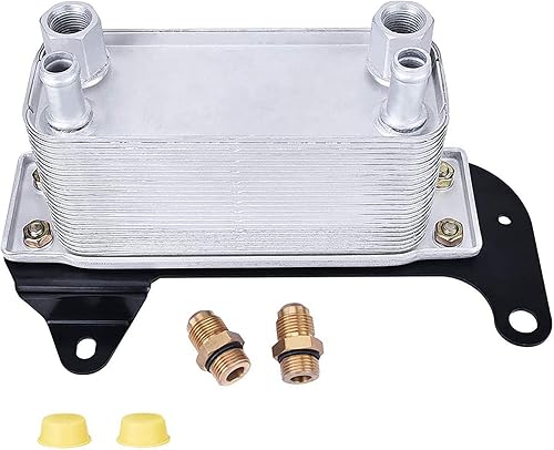 EVIL ENERGY Enfriador de aceite del convertidor de torque de transmisión Compatible con 2003-2009 Dodge Ram 2500 3500 5.9L L6 Diesel 68004317AA