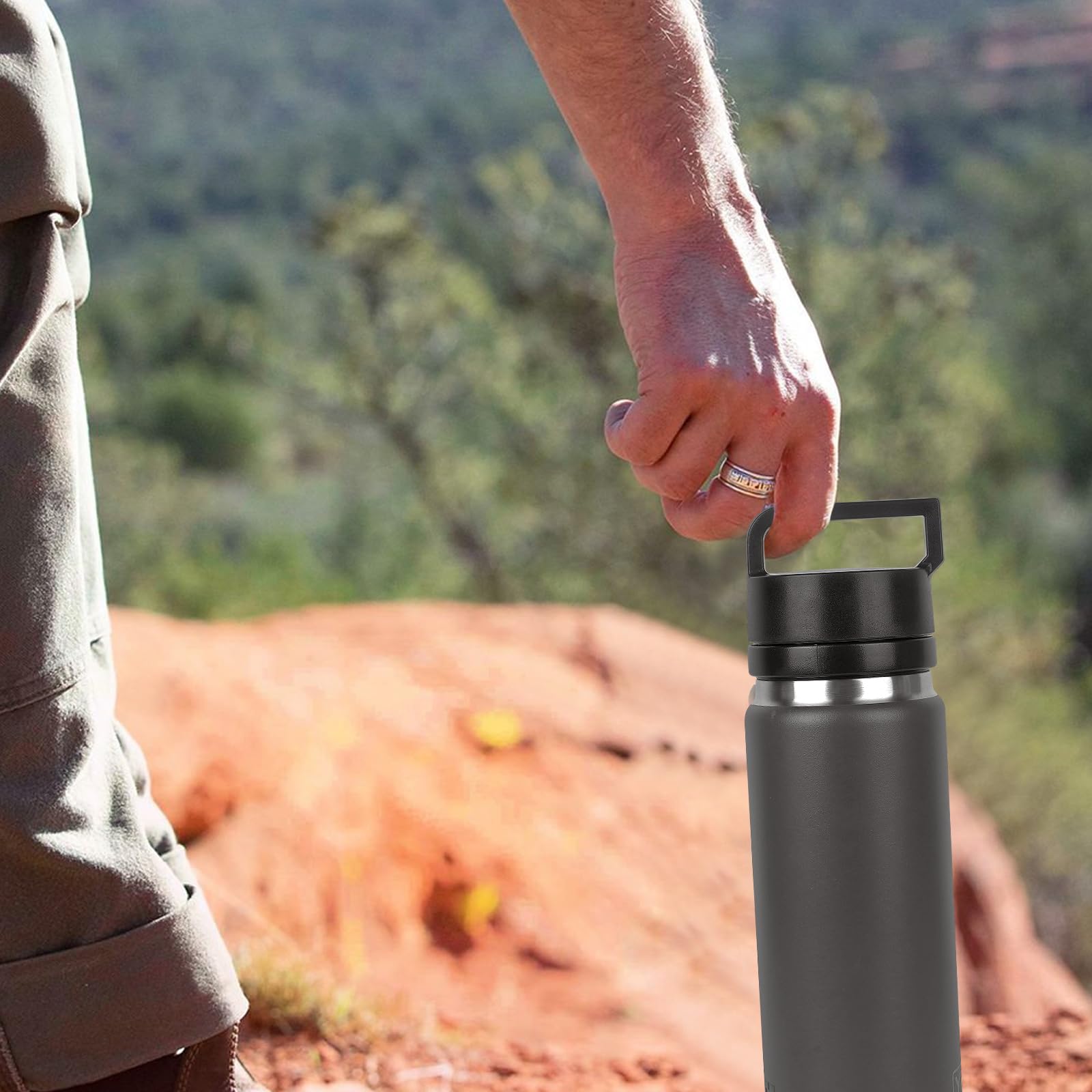 Amazon.com: Linkidea Water Bottle Lid Built-in Tea Infuser