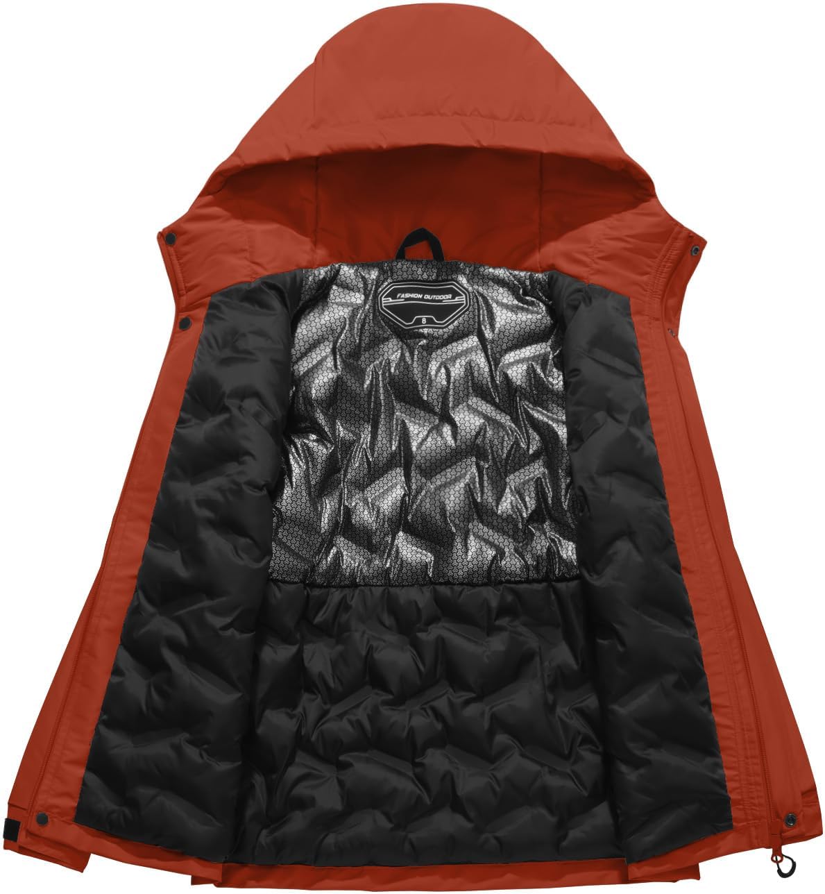 Boy's Ski Winter Coat - Lightweight Insulated Waterproof Snow Jacket Hooded Windproof Warm Outerwear for Kids - Image 6