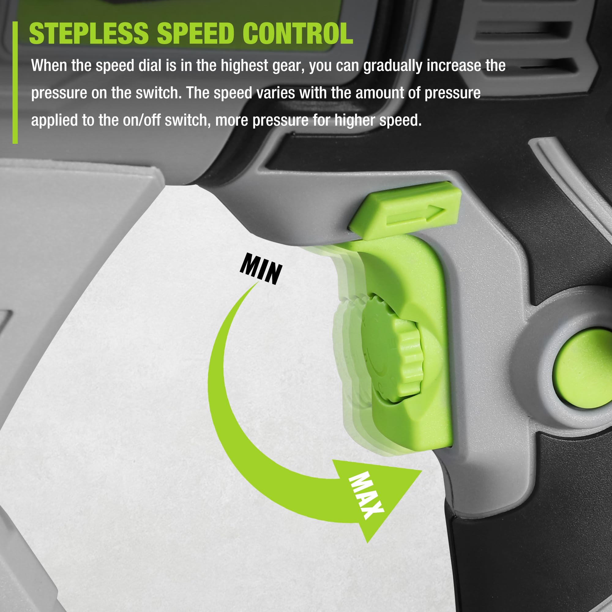 WORKPRO Martillo Perforador 1050W SDS Plus, Taladro Percutor Eléctrico con 4 Funciones, Velocidad Variable y Mango Giratorio 360°, Incluye Brocas para Hormigón, Madera y Metal