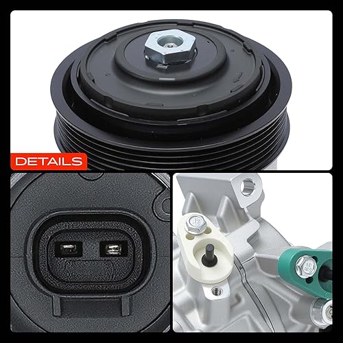 Miniatura 9 de A-Premium Compresor de Aire Acondicionado AC con Embrague Compatible con Toyota Corolla 1.8L 2014-2022, Corolla iM 1.8L 2017-2018