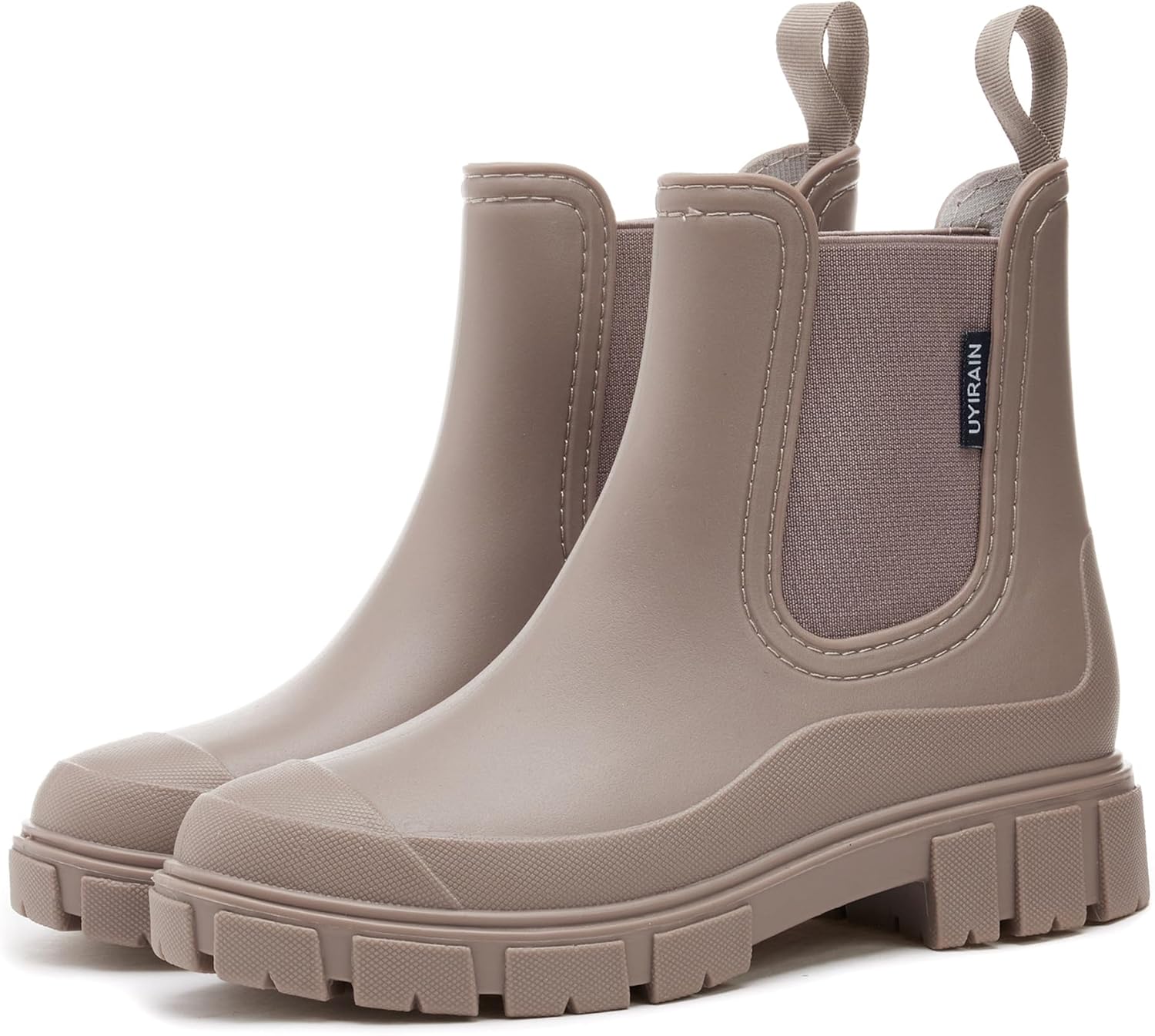 WOWSTICK Women’s Ankle Rain Boots Waterproof Lightweight Slip Resistant Fashion Garden Booties