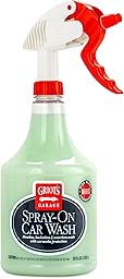 Griot's Garage Spray-On Car Wash for Vehicle Cleaning and Detailing, Rinseless and Waterless, No Hose and Bucket Needed, With Carnauba Wax Protection, 11065, 35oz