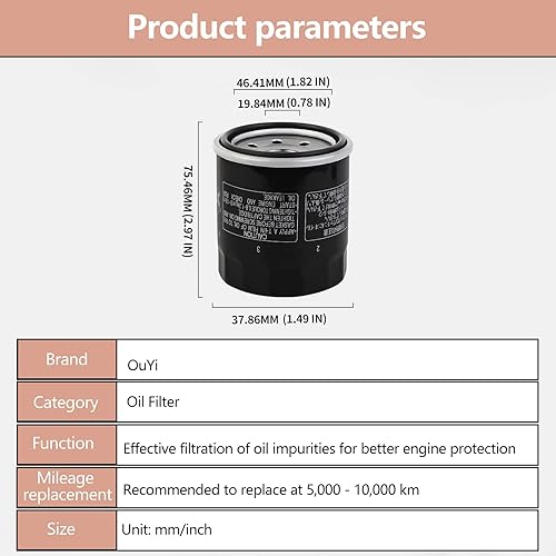 Miniatura 2 de 3 filtros de aceite 2520799 3084963 de repuesto para Polaris Sportsman 500 450 400 335 Ranger 400 500 Trail Boss 330 Trailblazer 330 Scrambler 500
