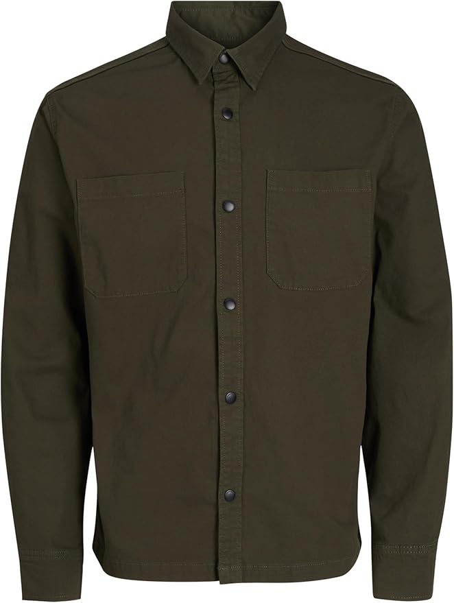 Jack & Jones Jcologan Ripstop Overshirt Ls, Crockery., S