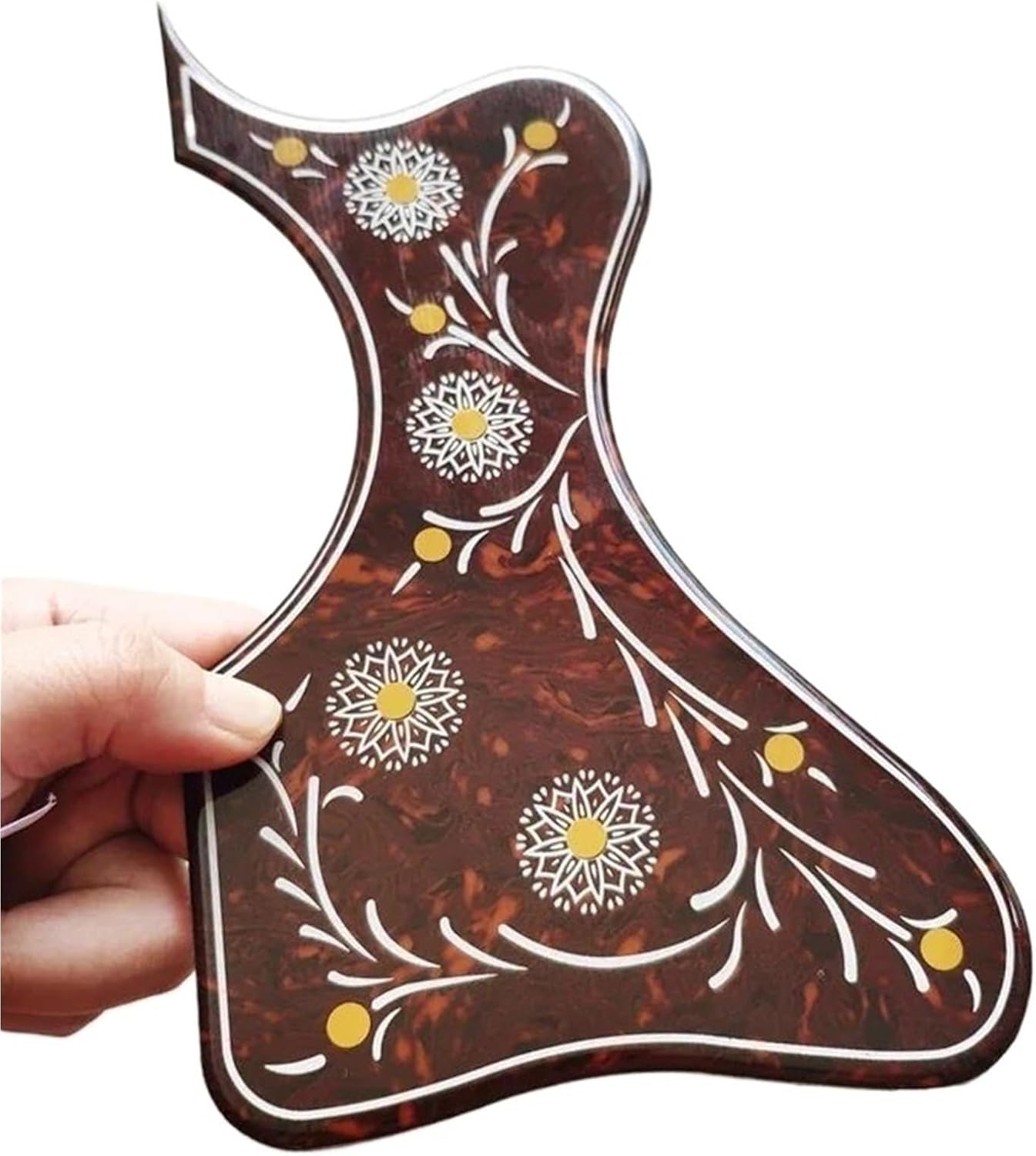 サウンドホールピックアップ ギター用プロフェッショナルピックガード 2.0mm厚 ギターパーツ アコースティックギターピックガード