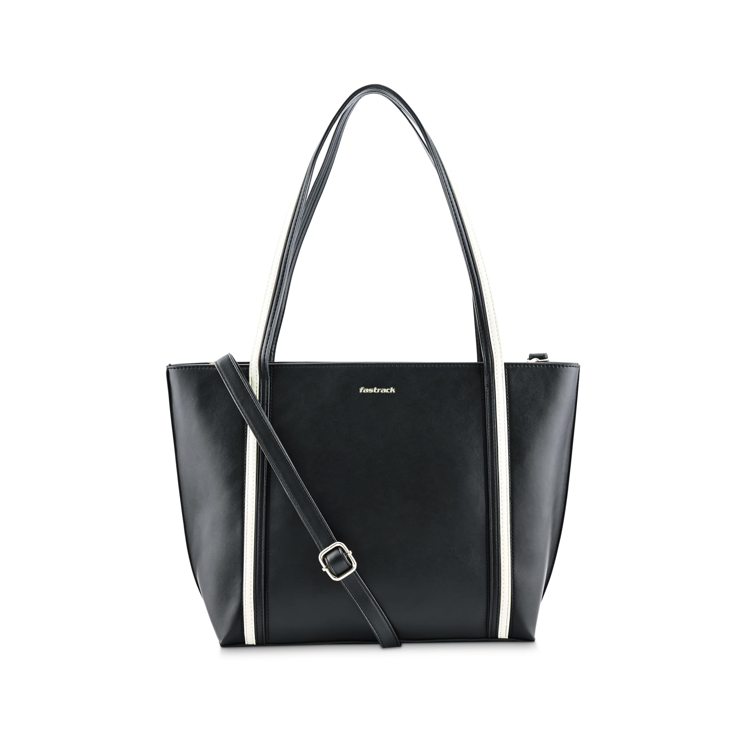 Everyday Essential Laptop Tote | Faux-Leather Women's Handbags | Laptop Compatible | Comes with a Key-Leash| Ladies Purse Handbag | Tote for Casual Carry-image-1