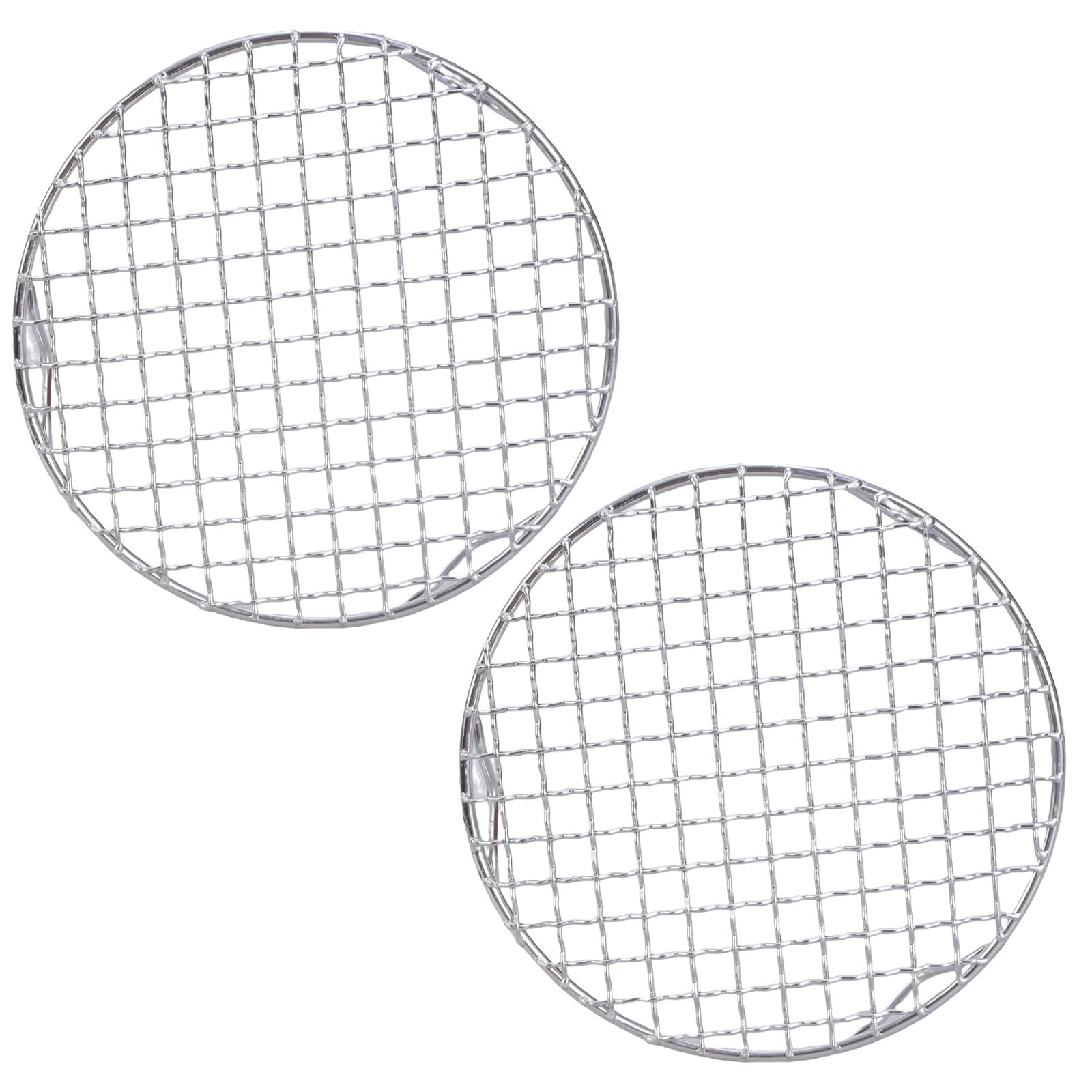 Xinsheinelry Stainless Steel Round Baking Rack Outdoor BBQ Accessories Easy Cleaning Suitable for Grilling Roasting and Cooling Easy Cleaning Baking Rack