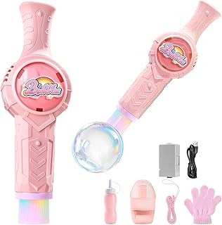 Fog Bubble Machine, Colorful Smoke Bubble Machine for Kids, Elastic Bubble Fog Machine, Magic Smoke Bubble Wand, Valentines Birthday Boy Girl Gifts