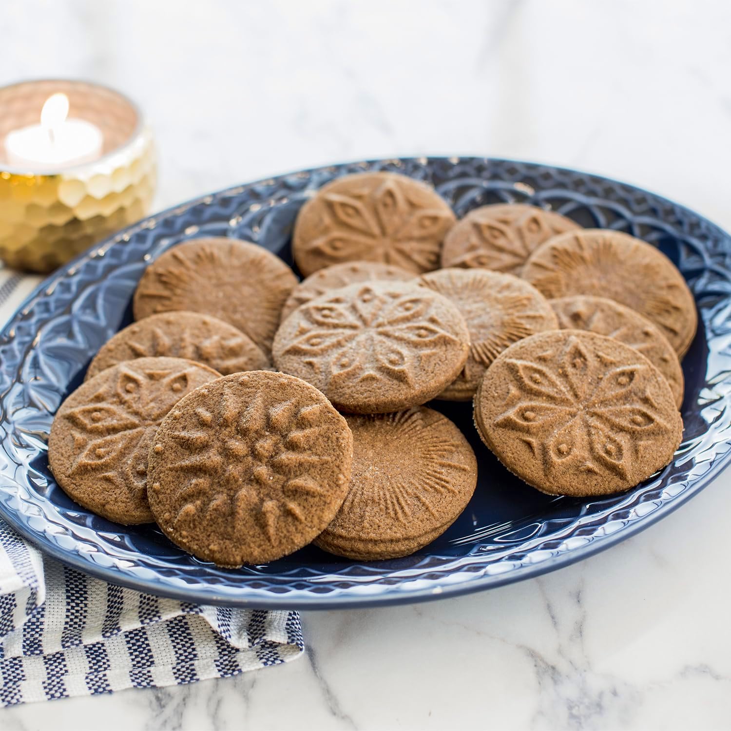 Nordic Ware Starry Night Cookie Stamps (Set of 3), Sturdy Cast Aluminium Cookie Stamp Set, Cookie Press Set Made in the USA, Sturdy and Durable Biscuit Maker Press Set - Image 3
