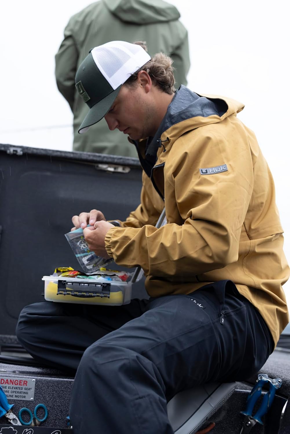 HUK - Men's Rover Jacket, Waterproof & Wind-Resistant Jacket with Hood for Men