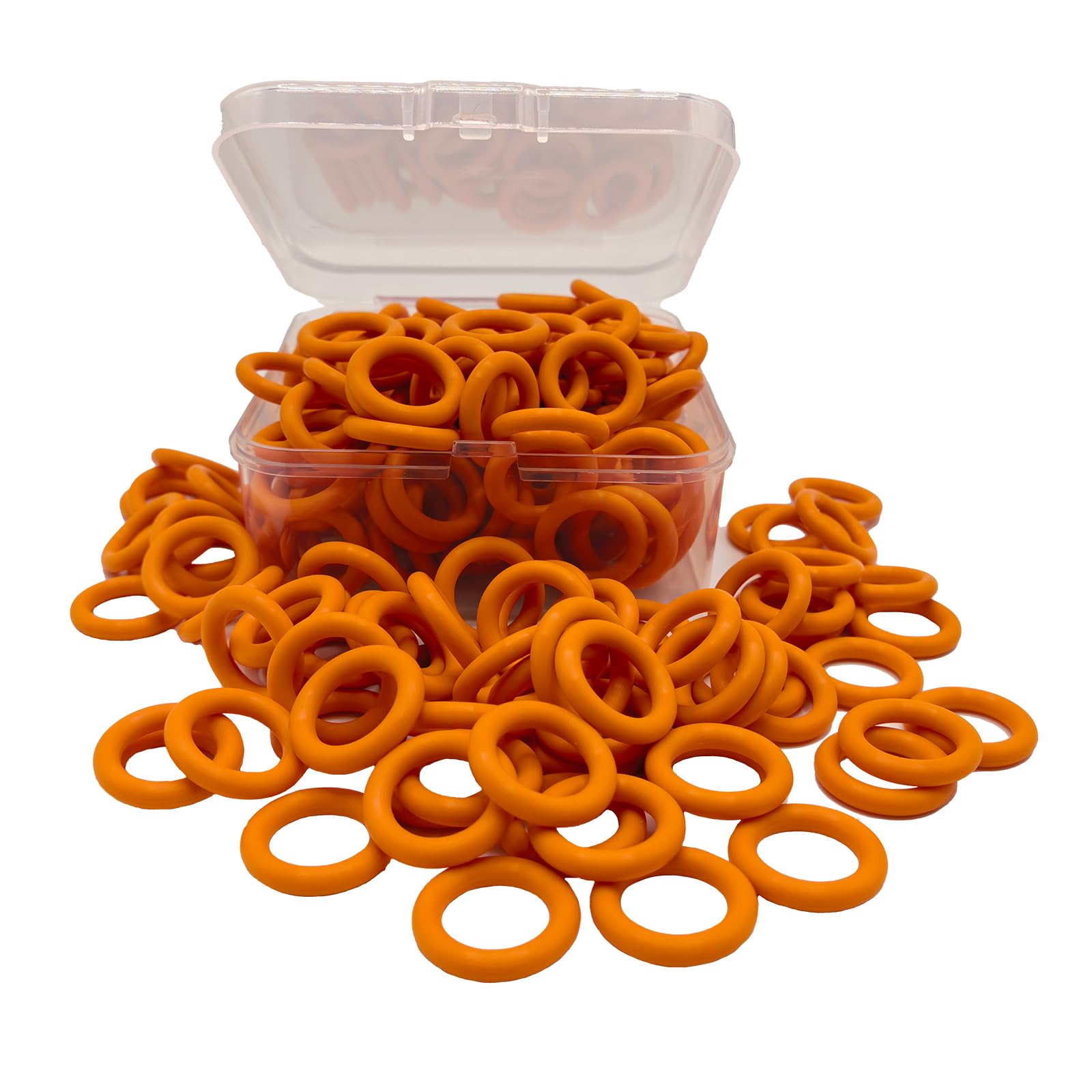 Kits de juntas tóricas de conexión rápida para lavadora a presión de 1/4 pulgadas compatibles con acoplador M22 (naranja), paquete de 100