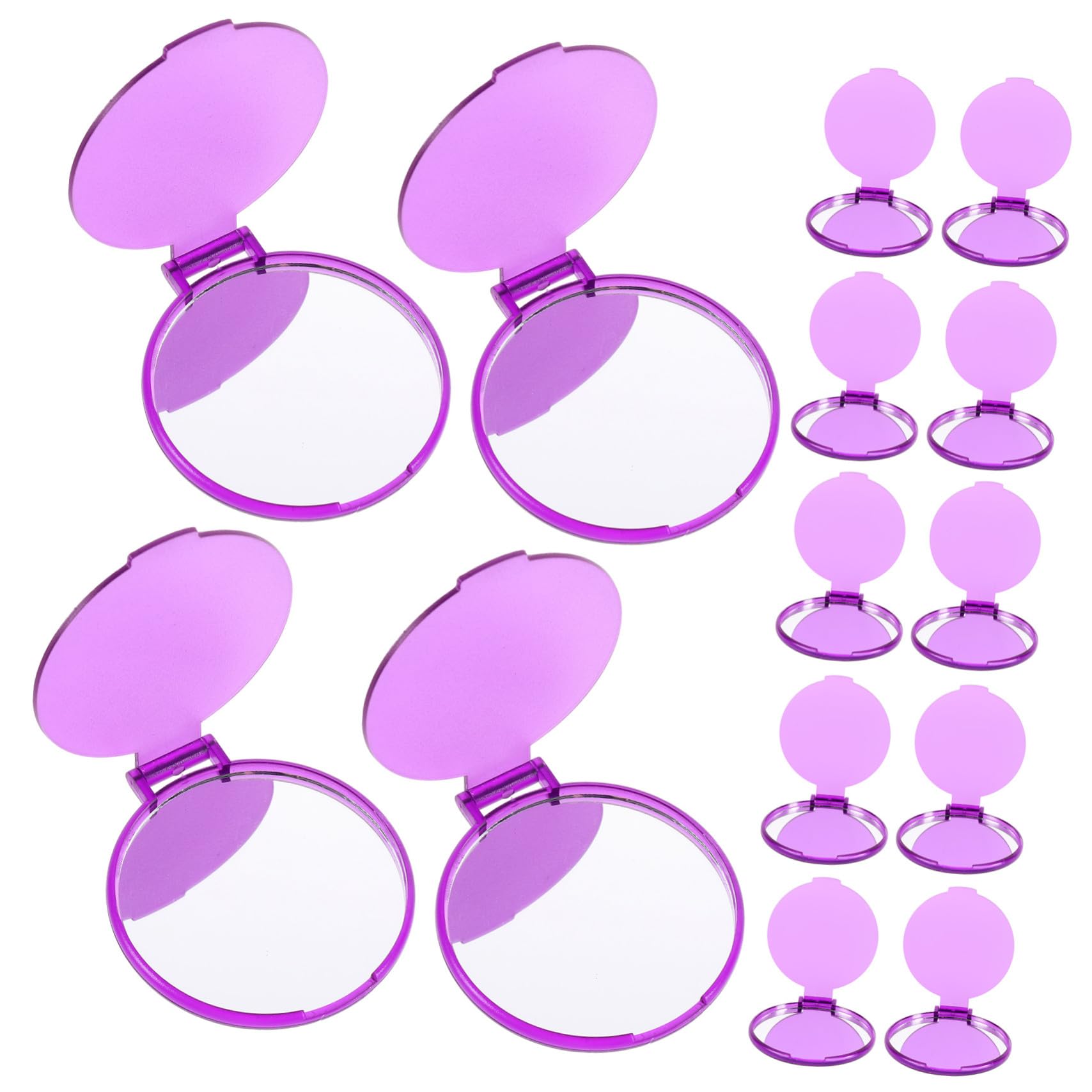 Miroir de maquillage simple et clair HD avec design portable et compact