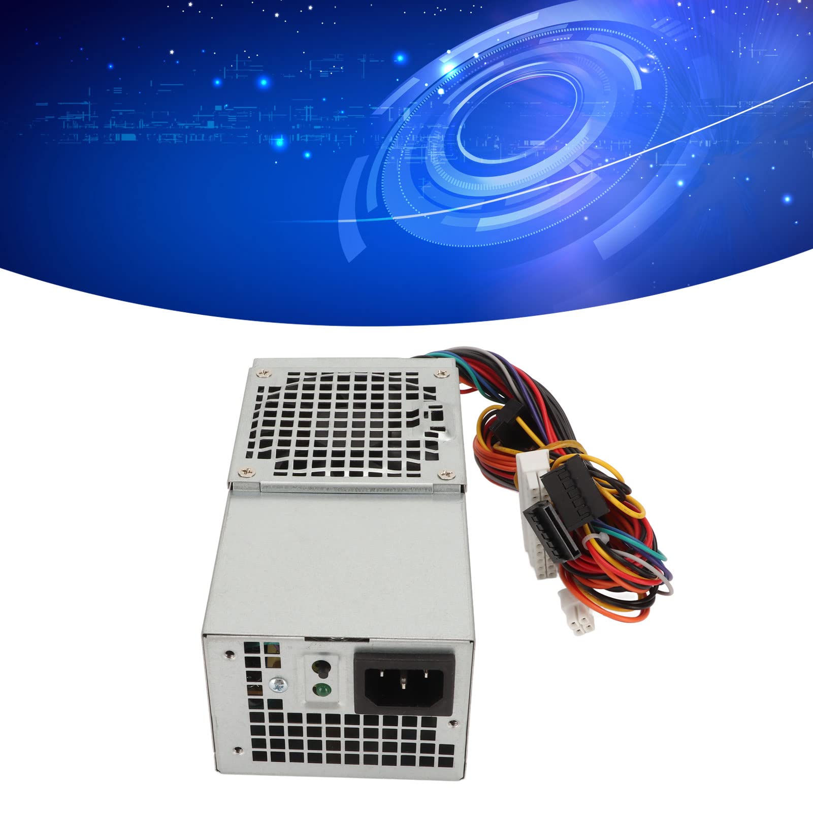 Zunate 250W ATX Zasilacz Komputerowy do Cienkiego Komputera Stacjonarnego