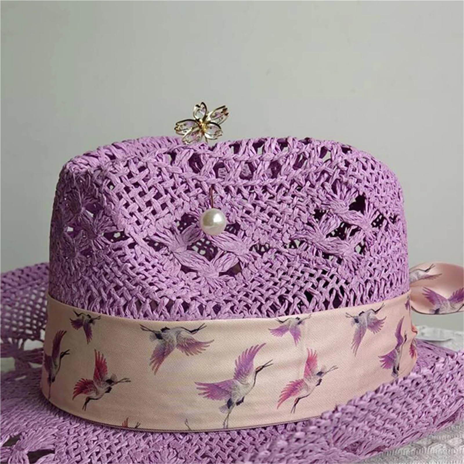 Cappello Paglia Cowboy Cappello Estivo in Paglia da Cowboy Intrecciato a Mano