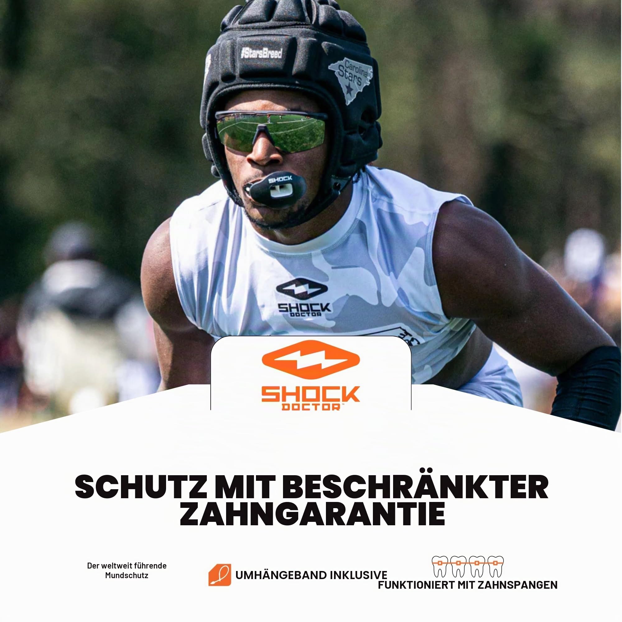 Shock Doctor Unisex-Erwachsene Max Airflow 2.0 Lip Guard