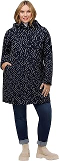 Ulla Popken Womenswear Plus Size Curvy Oversize Softshell Jacket 816086