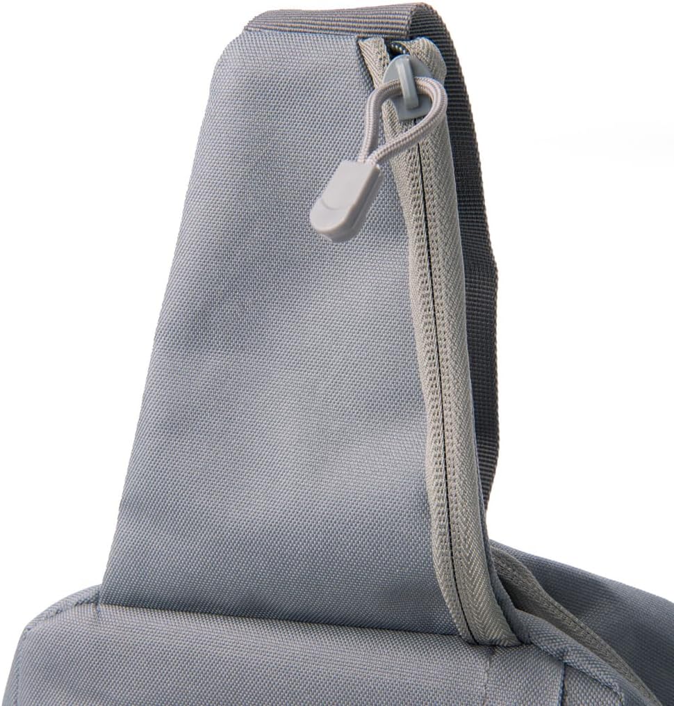 Gray Man Sling with Pistol Retention System, Five Zippered Compartments, Ideal for EDC, Range Trips, or Compact Travel
