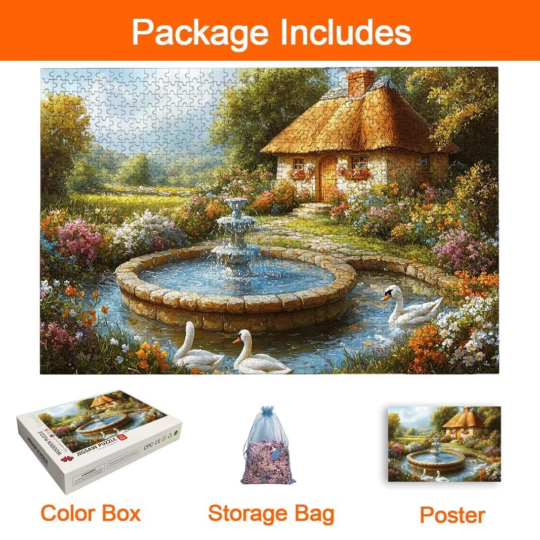 Puzzle 2000 Pezzi, Puzzle Giardino, Misura: 100x71cm, Regalo Donna -8719
