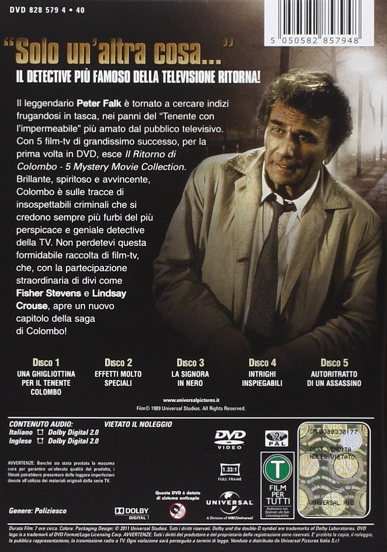 Il ritorno di Colombo - 5 mistery movie collection 1989