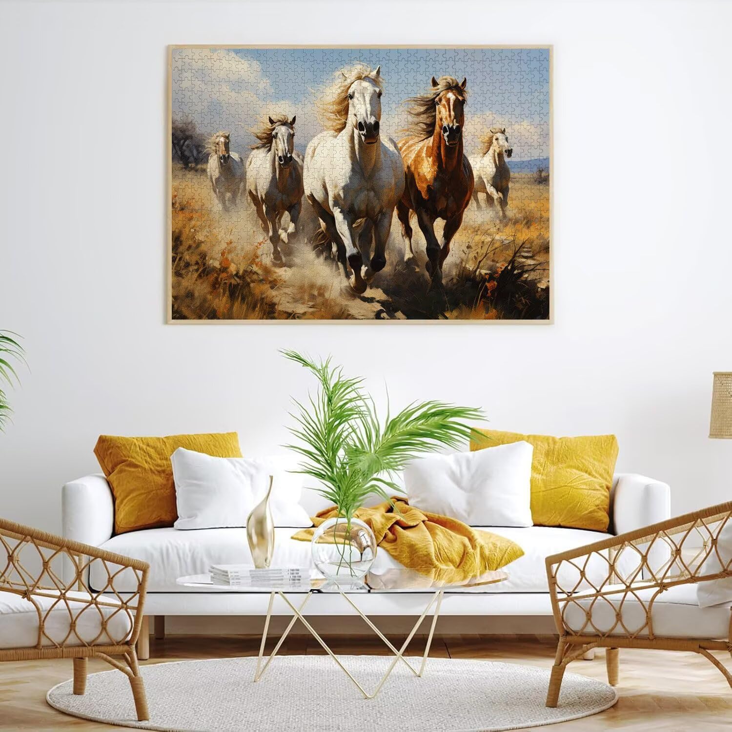 Puzzle dla dorosłych 2000, użytki zielone, 99 x 70 cm, n-478