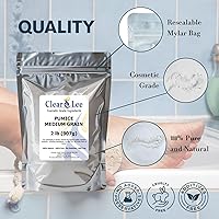 Vista 6 de ClearLee Piedra Pómez de Grado Cosmético - 100% Grano/Polvo Natural Puro - Excelente Para Exfoliación de la Piel en Jabones Caseros, Mascarillas