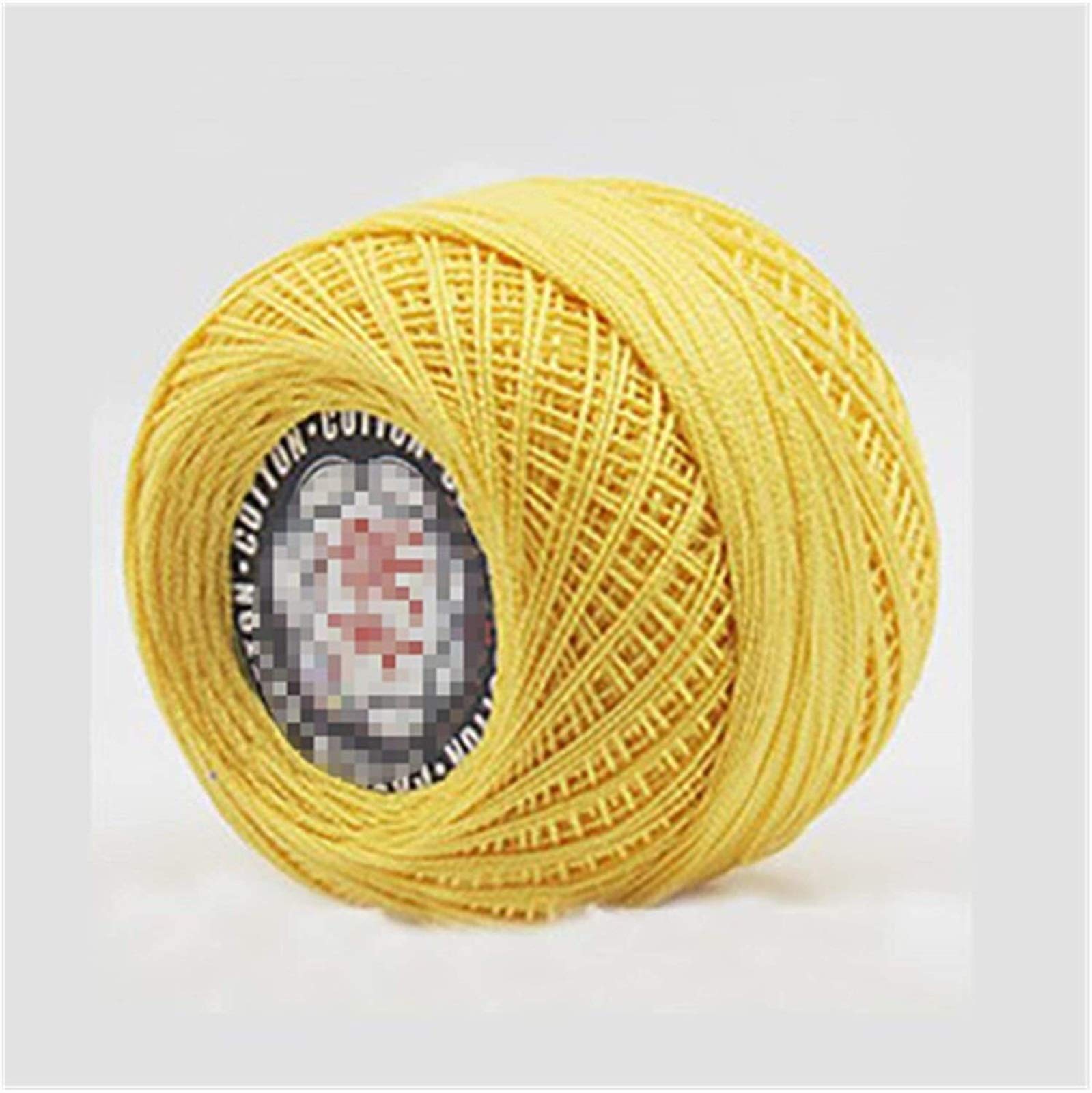 XCJJ 82 Layers Colorful Thin Lace Yarn Crochet Cotton Hand Knitting Sewing Machine Thread, 50g