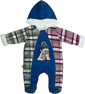 سالوبيت بكباسين بأكمام طويلة وغطاء للرأس مطبوع عليه كلب لطيف للأولاد من بيبي شورا