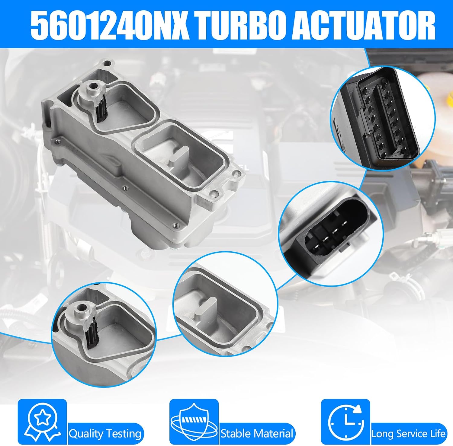 5494878RX 5601240NX 6.7 Cummins Turbo Actuator Compatible with Ram 2500 3500 4500 5500 2013-2018 Cummins VGT 6.7L Holset HE300VG HE351VE