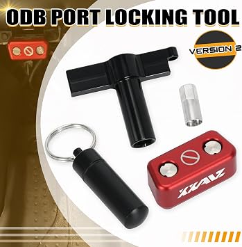 Obd2ポート盗難防止ロックツール、obd2ロックカー盗難防止デバイス、盗難防止カーデバイス、obdポートプロテクター、gmシボレーgmcキャデラック車両バージョン2、アルミニウムに対応