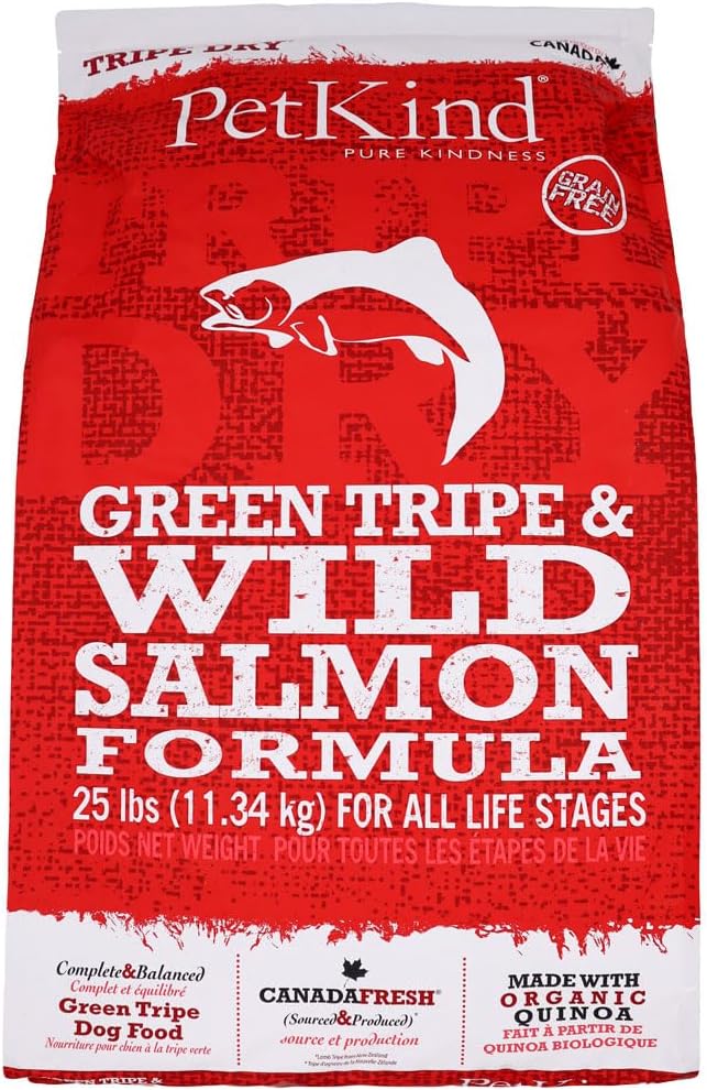 Petkind Dry Formula - Tripe/Wild Salmon - 25