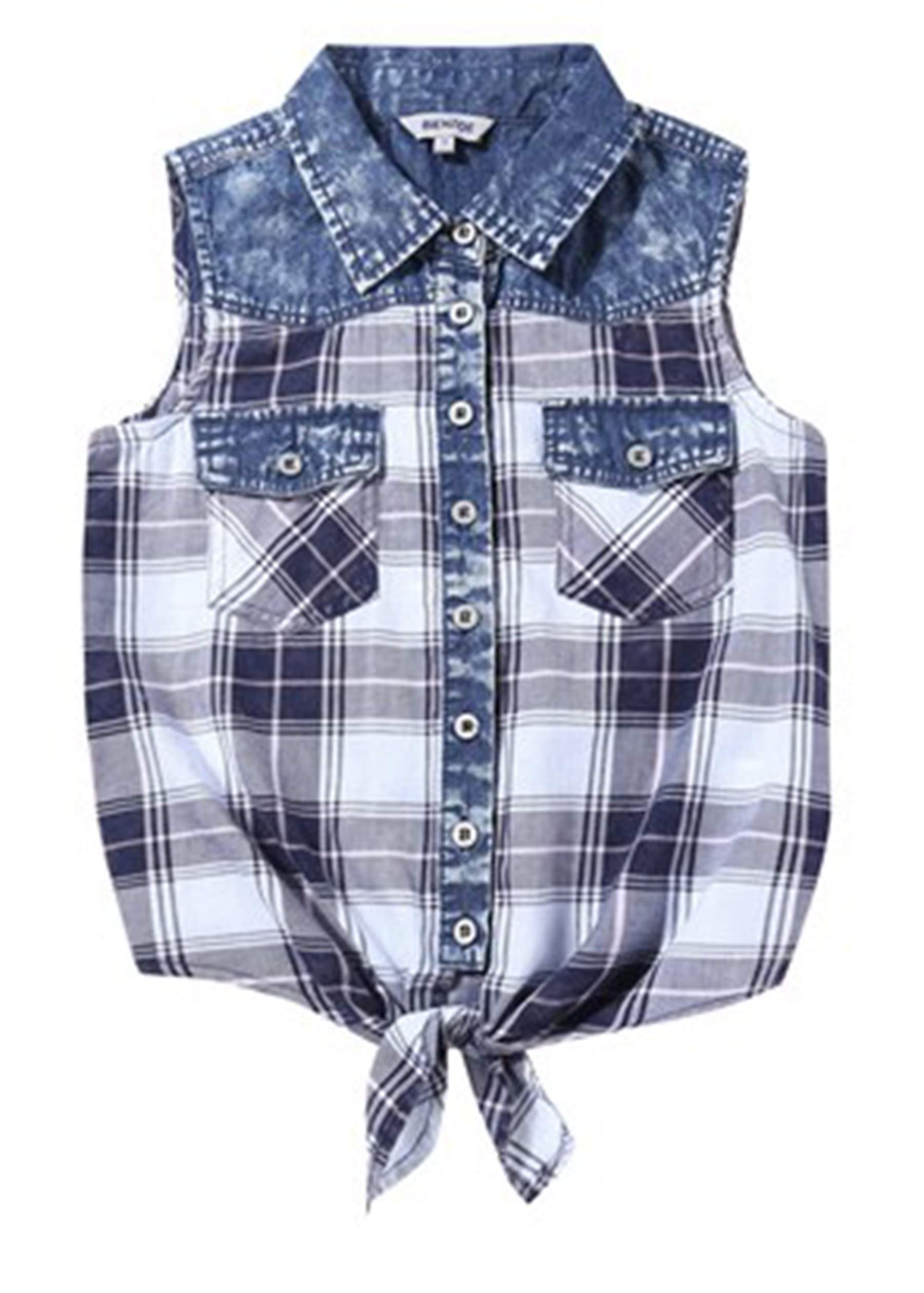 Bienzoe Niña Sin Mangas Casual Blusa