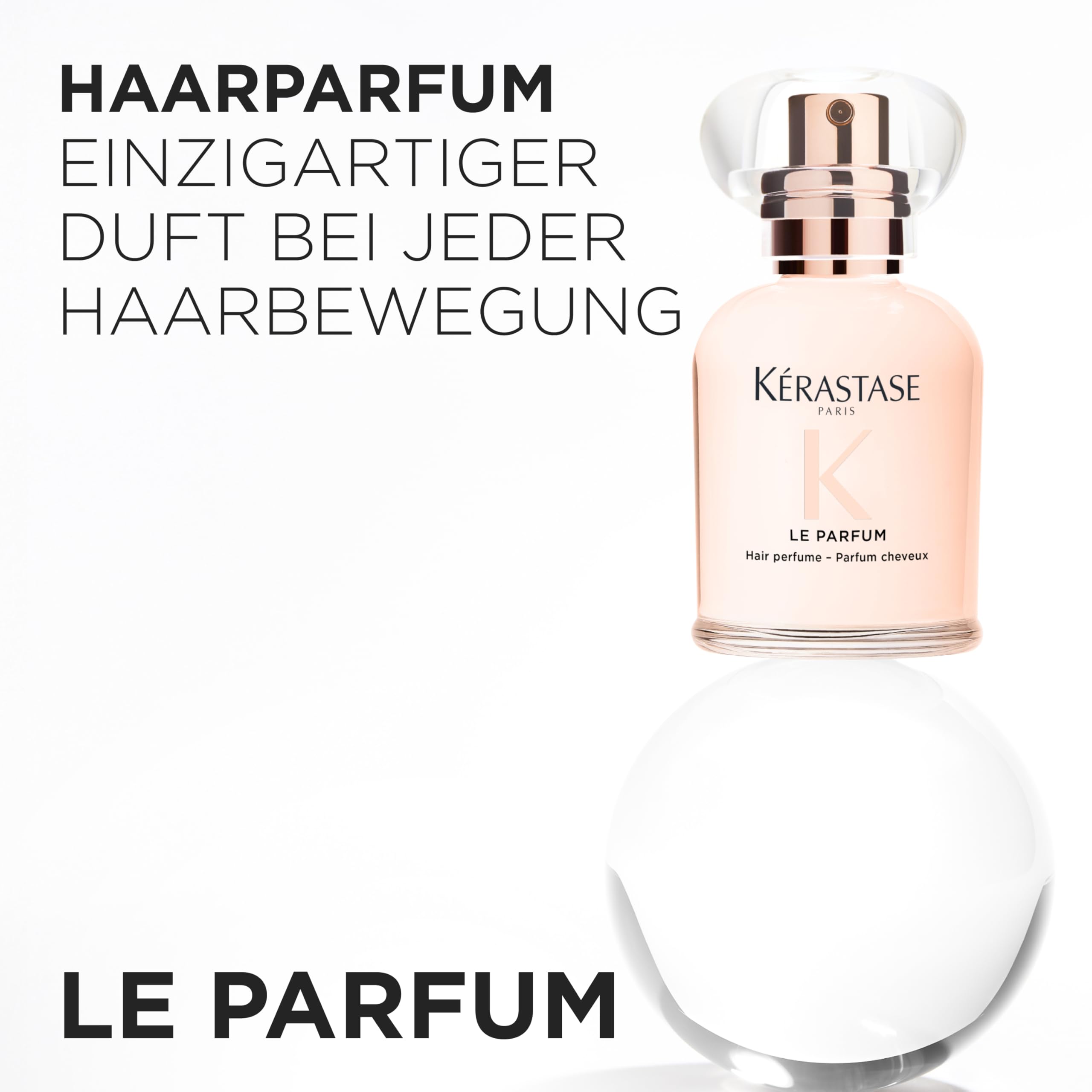 Kérastase Gloss Absolu Le Parfum, Haarparfum mit blumiger Signatur für alle Haartypen, Verleiht dem Haar ultimativen Glanz und Feuchtigkeit, Für ein Frischegefühl von morgens bis abends, 30ml