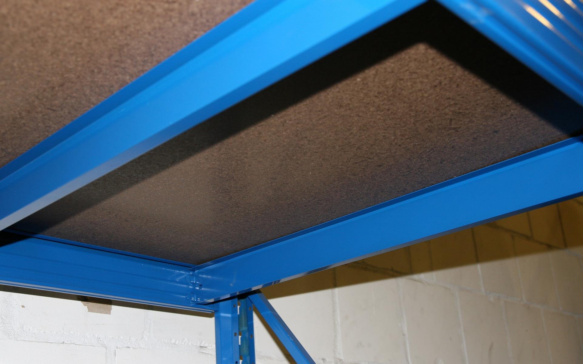 Szagato Weitspannregal Regalsystem 600 kg Grund 200x160x80cm 4 Böden blau