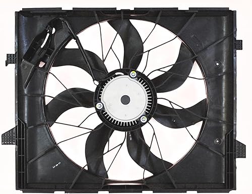 Agility Auto Parts 6010012 - Conjunto de ventilador doble de radiador y condensador (utiliza la herramienta de garaje para verificar la