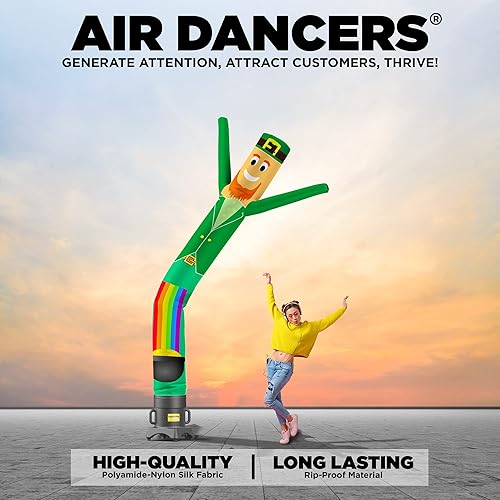 Miniatura 4 de LookOurWay Air Dancers - Tubo inflable para hombre  10 pies de alto para promoción de negocios (soplador no incluido), temática del día de San