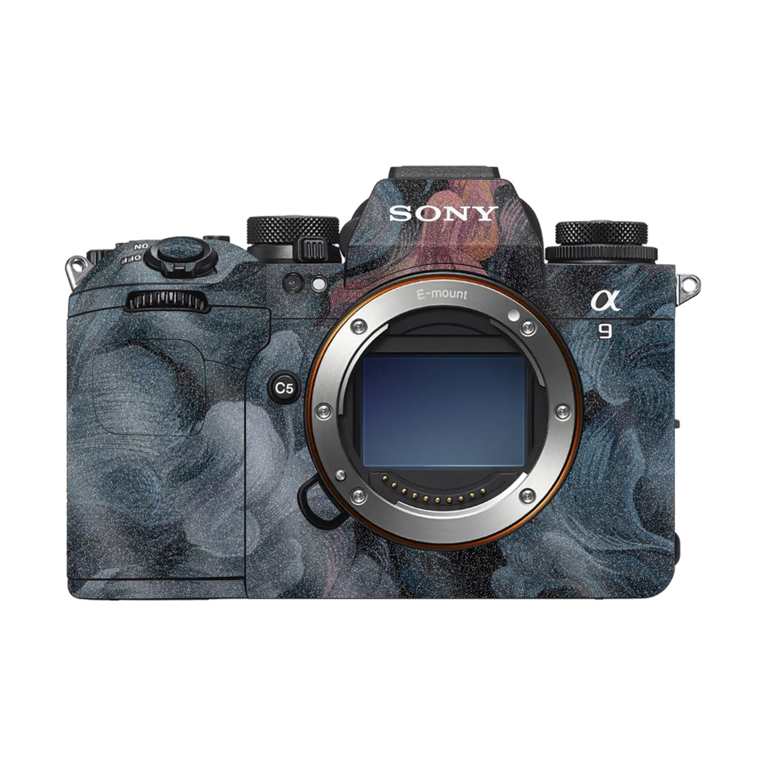 Glossy Glitter Camera Skin Compatible with Sony Alpha 9 III (2024) - Storm Cloud - Premium 3M Vinyl Protective Wrap Decal Cover - Easy to Apply | Crafted in the USA by MightySkins