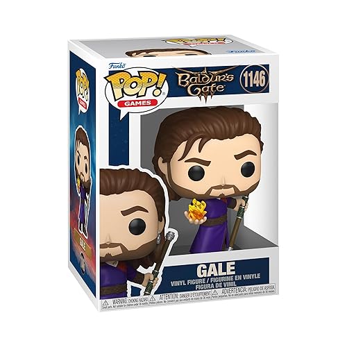 Funko Pop! Games: Baldur's Gate 3 - Gale - 1/6 Odds for Rare Chase Variant - Collectable Vinyl Figure - Gift Idea - Official Merchandise - Toys for Kids & Adults - Video Games Fans
