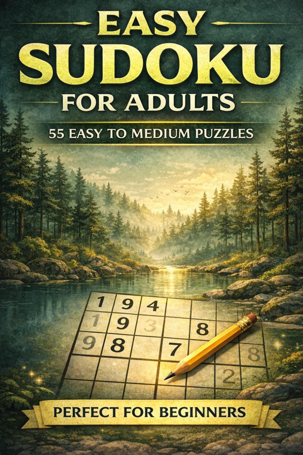 The Whispering Forest Sudoku Book: 55 Easy to Medium Puzzles for Calm Focus, Relaxation, and Mindful Thinking