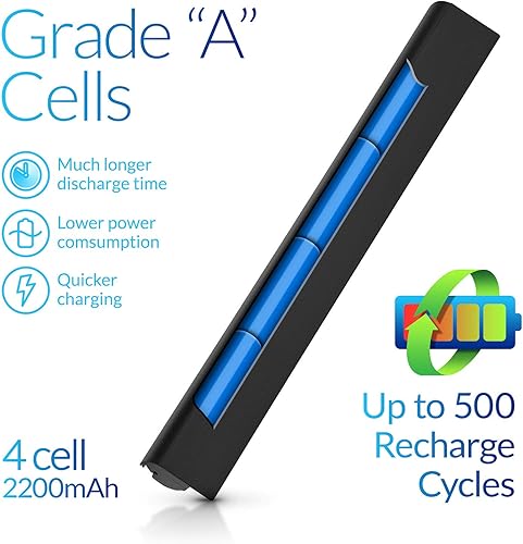 Miniatura 2 de NinjaBatt Reemplazo de batería para Lenovo L12L4A02 G50 G50-45 L12S4A02 L12M4A02 L12M4E01 Z50 L12L4E01 Z70 L12S4E01 Z50-70 Z70-80 G50-70G 05S G500S